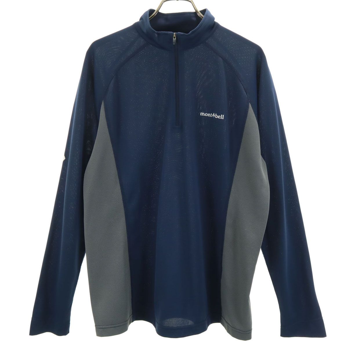 mont-bell モンベル 長袖 クール ロングスリーブ ジップ シャツ