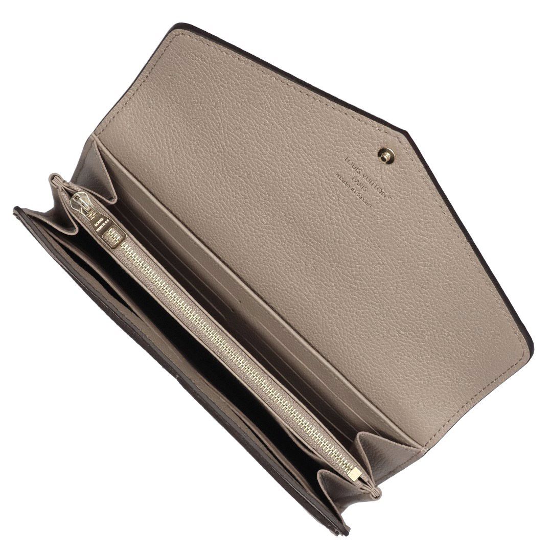 ルイヴィトン LOUIS VUITTON 長財布 フラップ財布 アンプラント