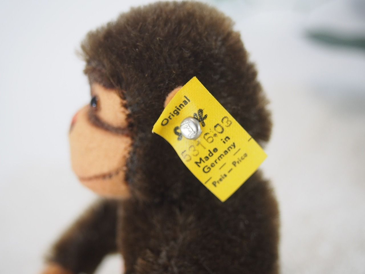 シュタイフJocko Chimpanzeeアンティークチンパンジー希少 Jocko chimpanzee, 70 cm, brown - Steiff.com