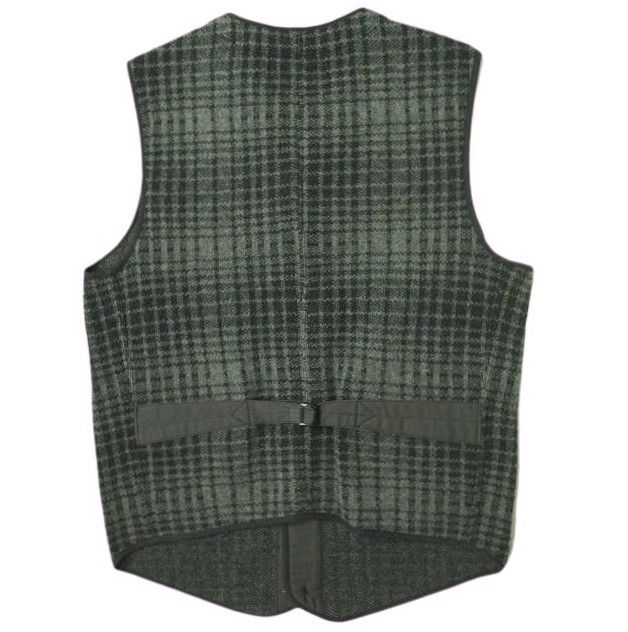 新品 RRL ダブルアールエル Beach Cloth Plaid Vest ジャガード