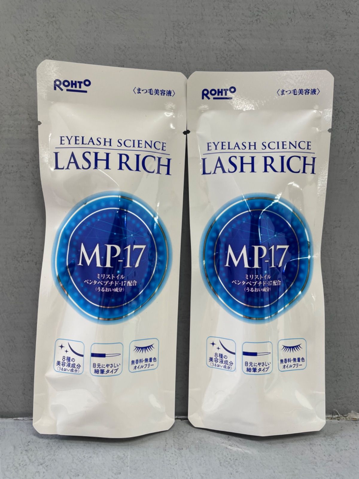 K334 K ROHTO LASH RICH MP-17 ロート ラッシュリッチ まつ毛用美容液 2.5ml 2点セット