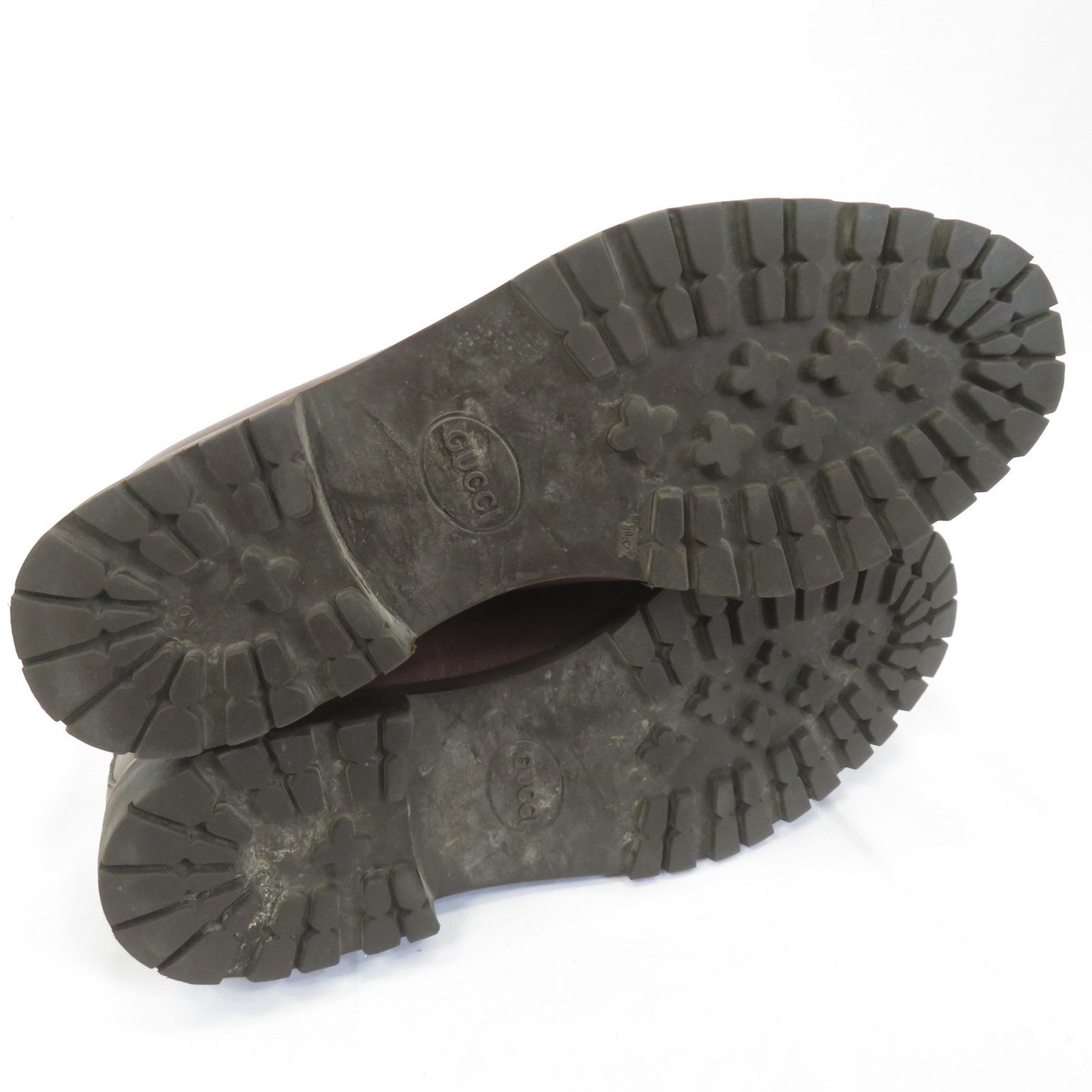  GUCCI ホースビット レザー チャッカブーツ チャッカブーツ ブーツ 革靴