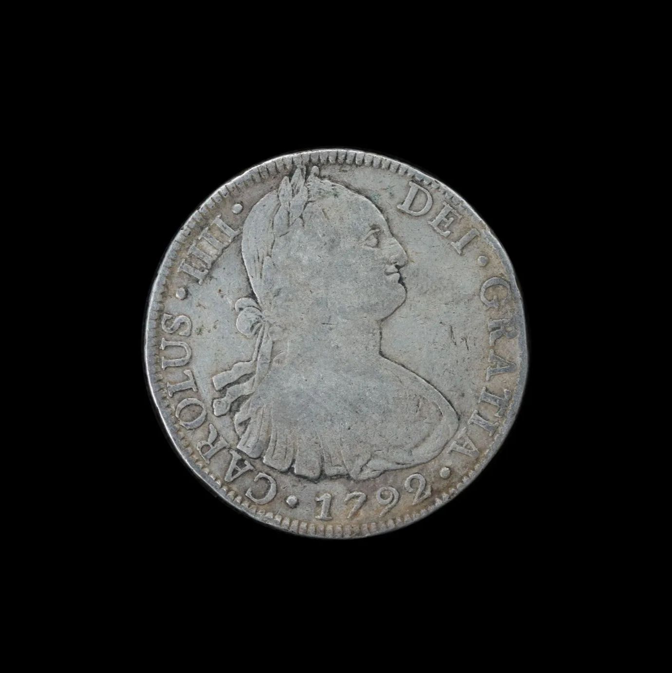 MEXICO メキシコ 8Reales カルロス4世 1788 1808 8 ル 1792 銀貨