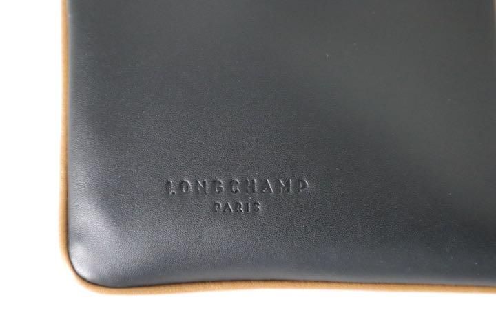 LONGCHAMP ロンシャン 2086EYA クラッチバッグ レザー 美品 - ブランド
