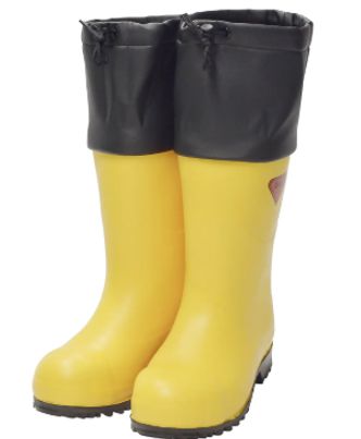 25.0～28.0 SIBATA シバタ工業 AC092 カバー付き セーフティベアー 1001 イエロー メンズ 防寒長靴 倉庫 寒冷地 運輸現場 カバー付き安全長靴 白熊