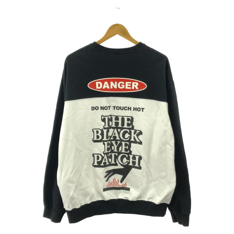 中古】BlackEyePatch スウェット XL ブラック ホワイト ブラック