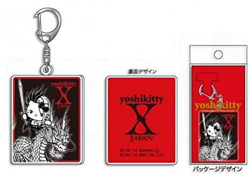 ⚠️限定品yoshikitty ドラムキーホルダー サンリオ] X JAPAN YOSHIKI yoshikitty（ヨシキティ）アクリルKH