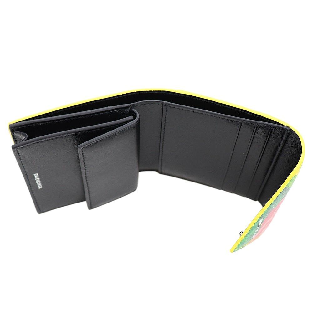 バレンシアガ 財布 三つ折り BALENCIAGA ペーパー ミニウォレット