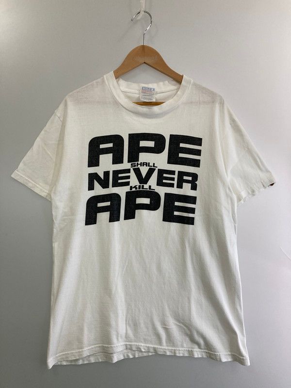 A BATHING APE アベイシングエイプ APE SHALL NEVER KILL APE TEE プリント Tシャツ トップス 142-250522-jt-06-min