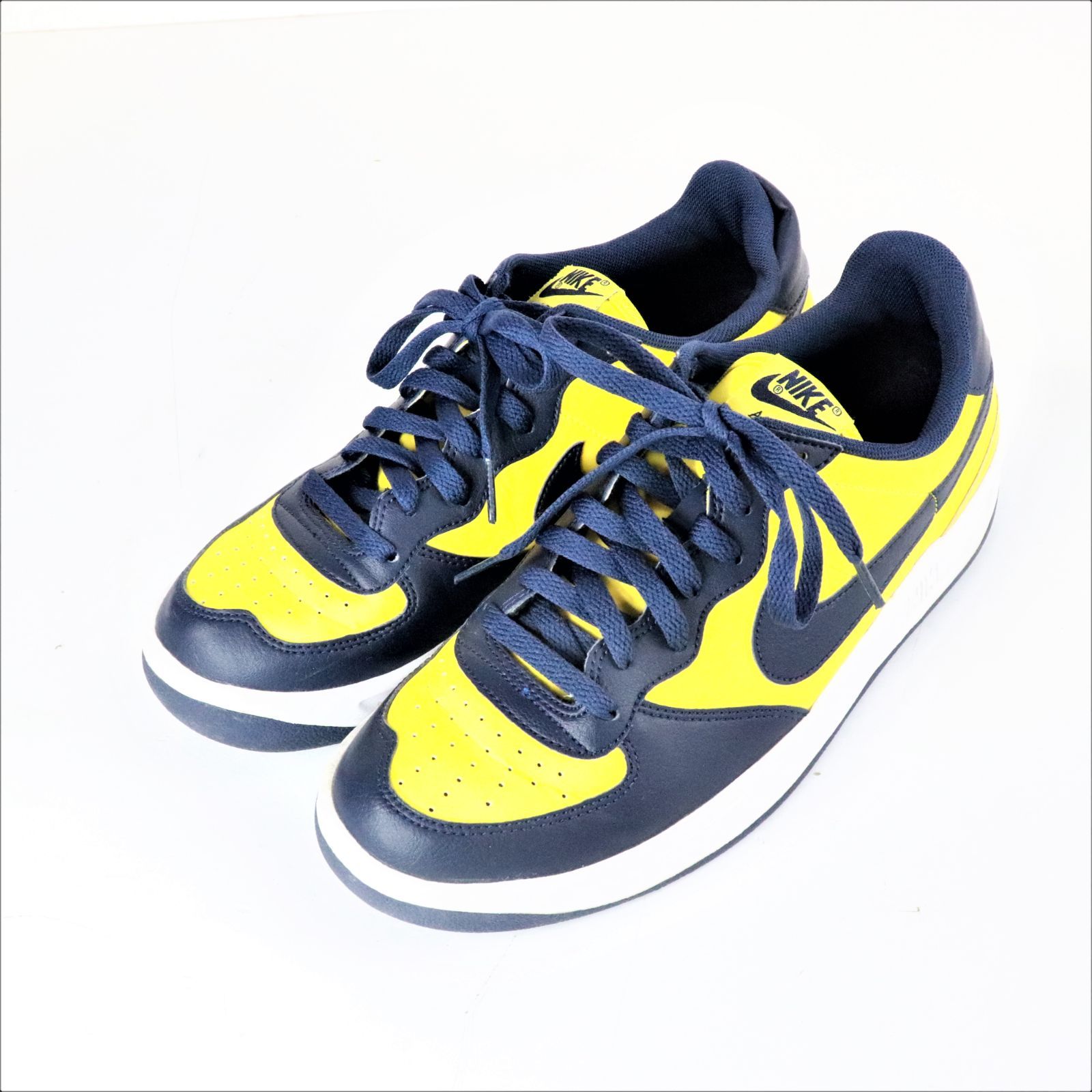 NIKE◇DUNK LOW/ローカットスニーカー/27.5cm/ネイビー イエロー