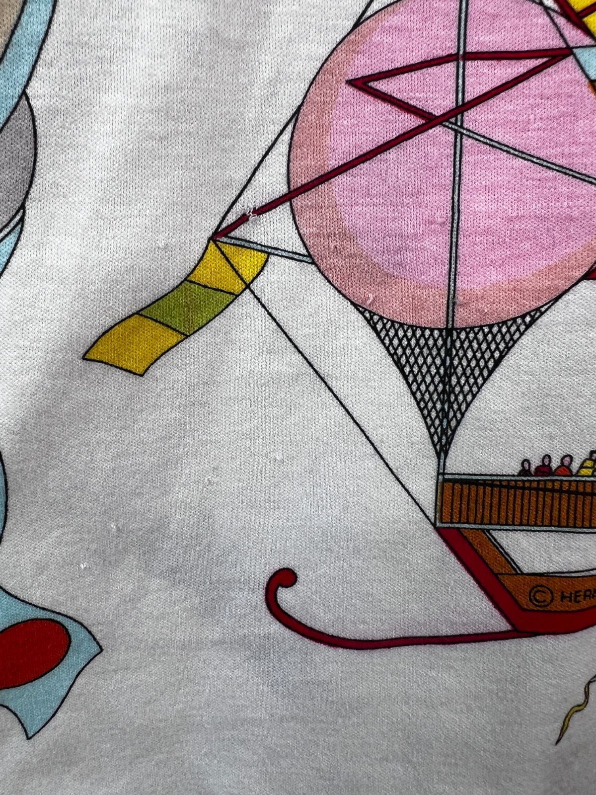 エルメス】【HERMES】Les Folies Du Ciel Tシャツ Mサイズ 大空の狂気