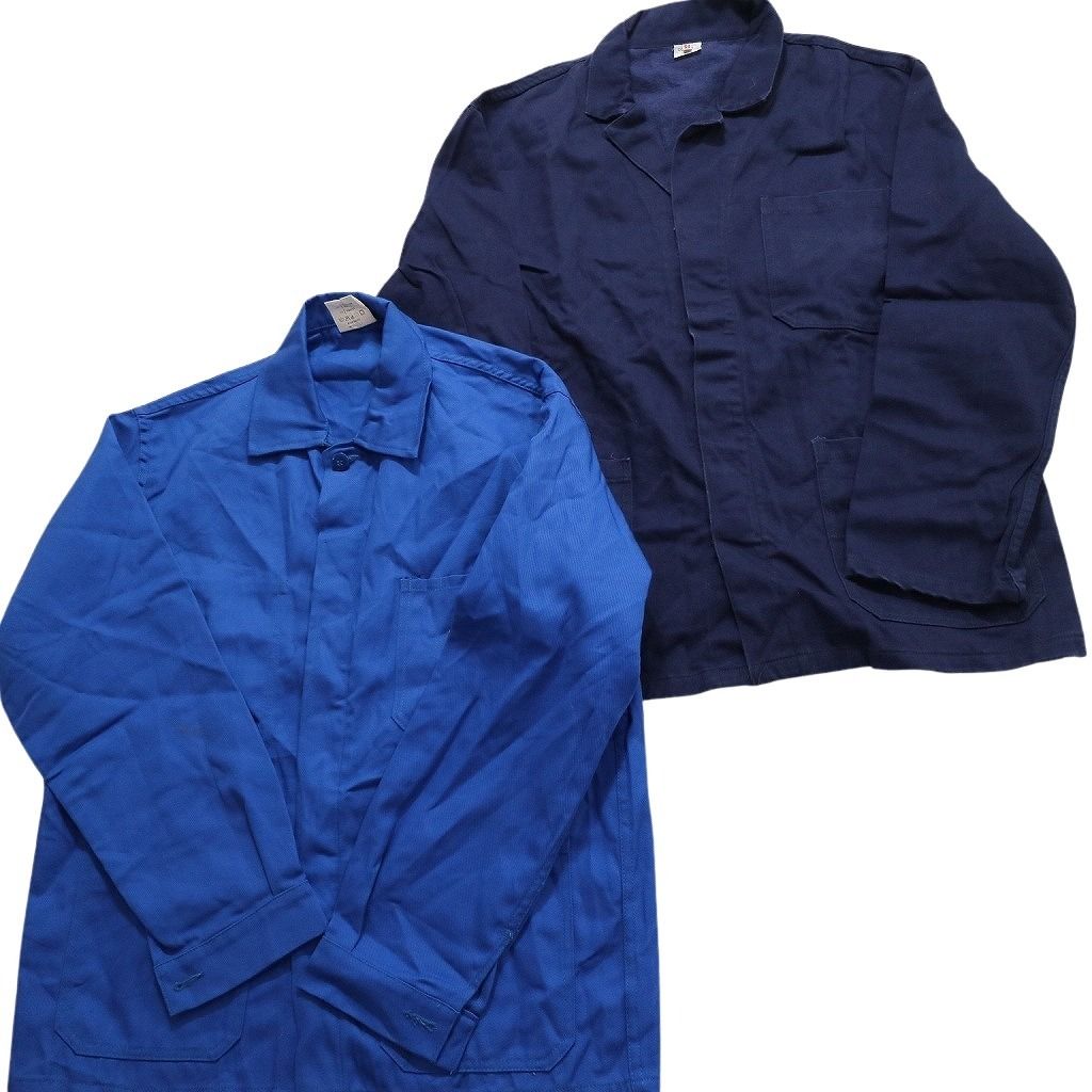 古着卸 まとめ売り フレンチブルー ユーロワーク ジャケット 6枚