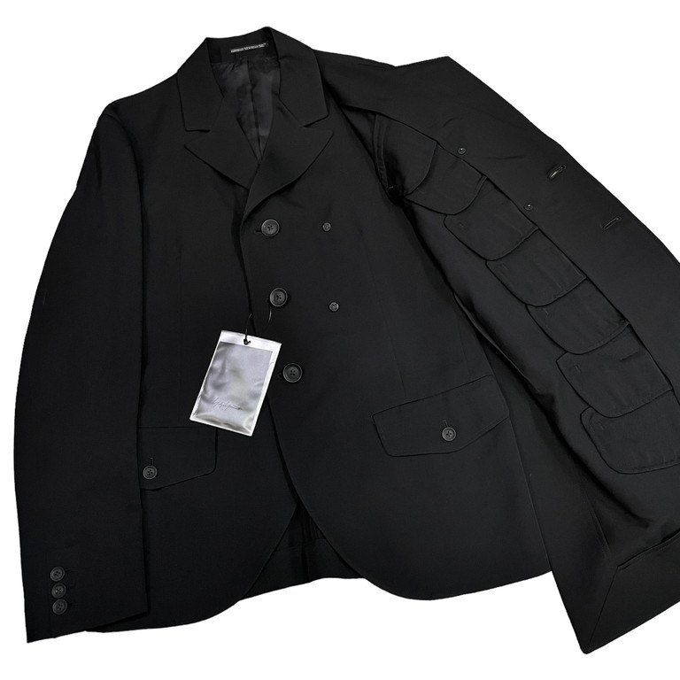 Yohji Yamamoto Pour Homme 19SS ウールギャバジン多重フラップ