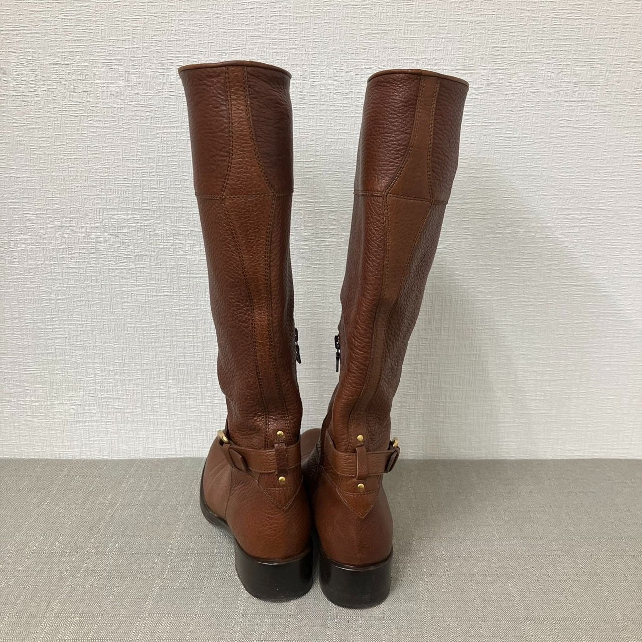 好きに 新品、未使用 〇 PRADA プラダ ロングブーツ ブラウン 35 1／2