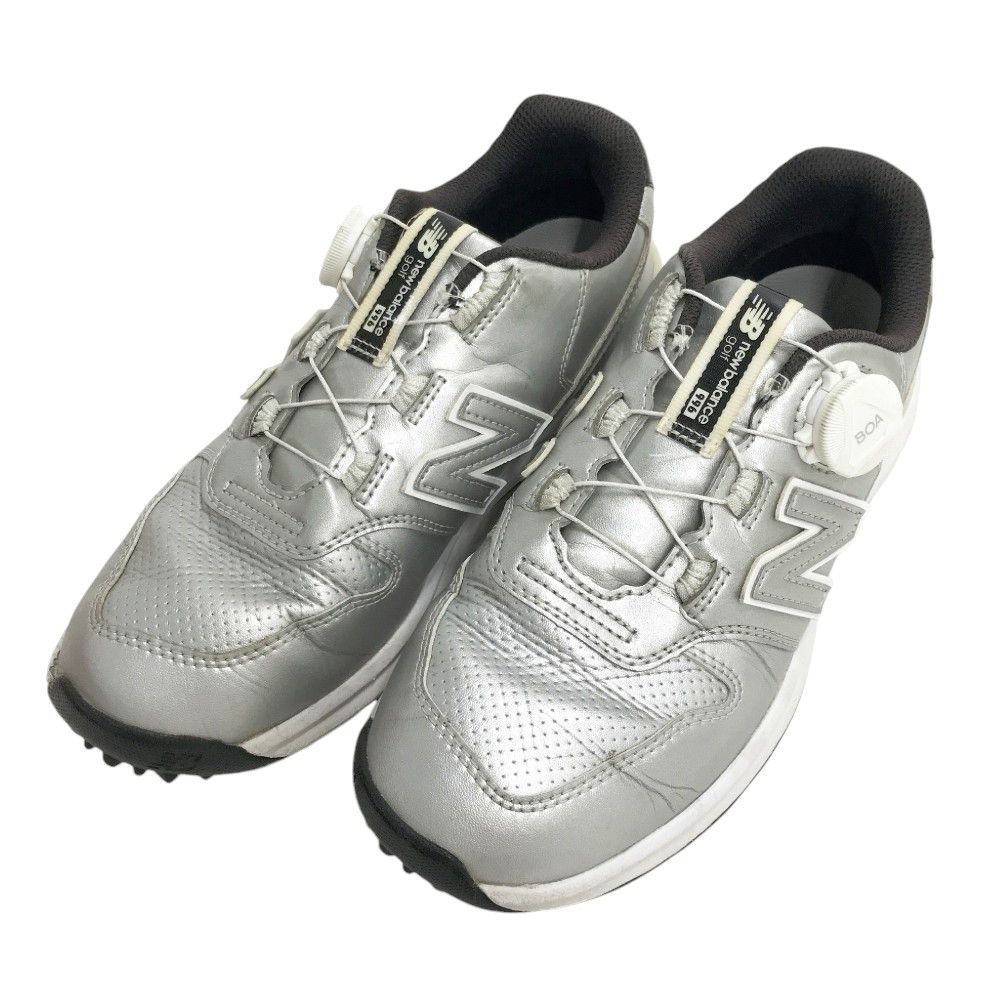NEW BALANCE ニューバランス WGBS996Z BOA スパイクレスゴルフシューズ  シルバー系 23cm [240101302713] ゴルフウェア レディース ストスト