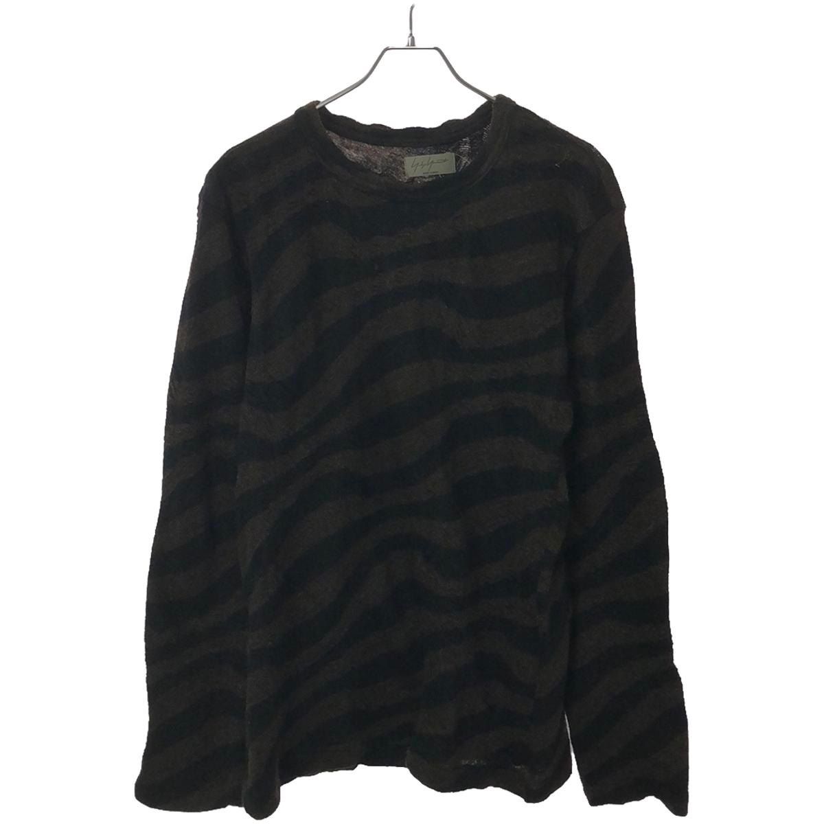 13ss Yohji Yamamoto pour homme ムラ染め　ボーダー Yohji Yamamoto POUR HOMME ヨウジヤマモト プールオム 13AW