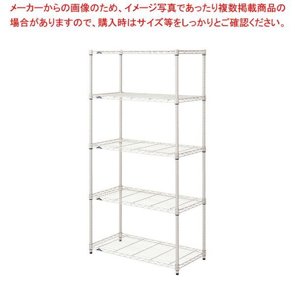 PLワイヤーシェルフ SSM6045 5段 25P170-S