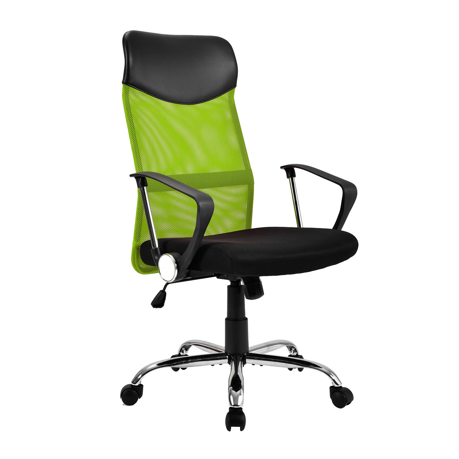 2脚セット AMAZONランキング1位デザイン グリーン オフィスチェア メッシュ PU ハイバック