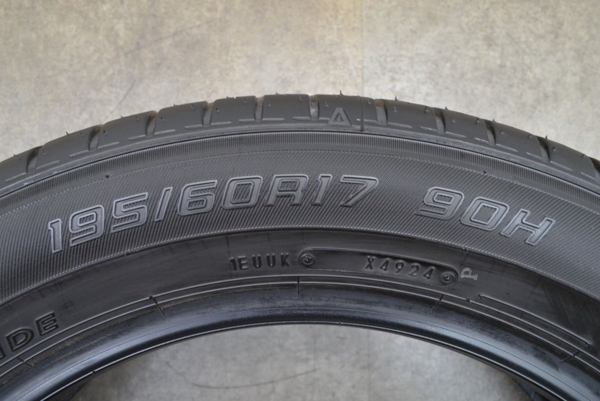 新車外し 2024年製】ダンロップ エナセーブ EC300＋ 195/60R17 4