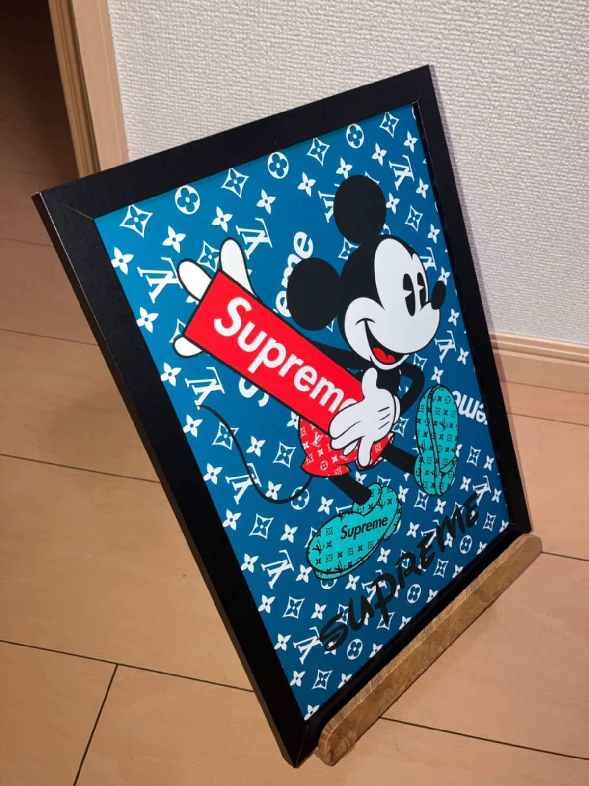 LOUIS VUITTON  type☆A2額装済アートポスター#61★ミッキー LOUIS VUITTON type☆A2額装済アートポスター#61☆ミッキー