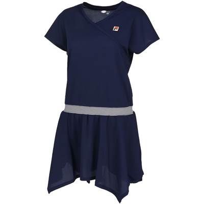 FILA フィラ 51 ワンピース レディース テニス ウィメンズ 吸水速乾 UV対策 半袖 ショートスリーブ フィラネイビー EL0019-20Z