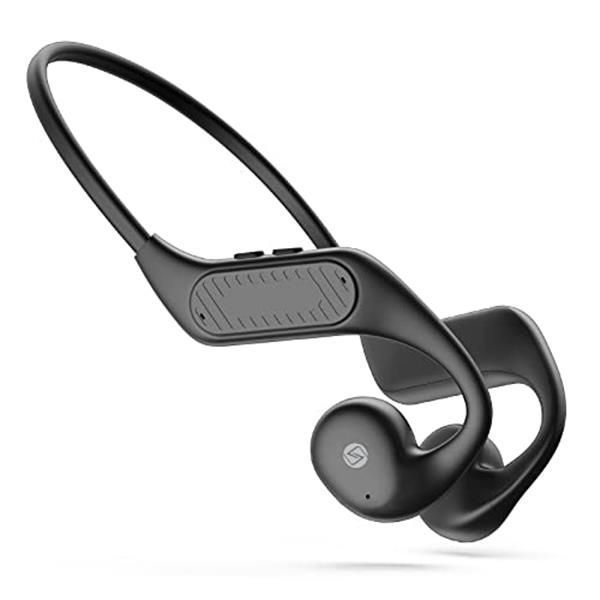 ブラック 新規発売 空気伝導イヤホン Bluetooth 5.3 耳を塞がない スポーツ マイク付き 携帯 オープンイヤー ワイヤレス 非  骨伝導 無線 耳かけ式 ぶるーとぅーす ノイズキャンセリング 搭載 両耳 2台同時接続 IPX6防水 軽量2