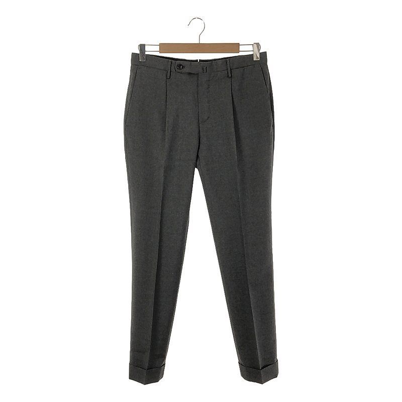 INCOTEX / インコテックス | × BEAMS F ビームスエフ別注 SLIM FIT SUPER100s ウール 1タック テーパードスラックス | 46 | メンズ
