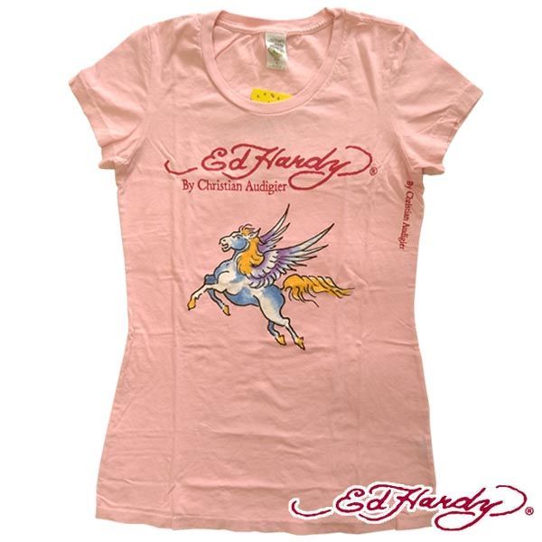 エドハーディー レディース 半袖 Tシャツ  Ed Hardy IBIZA LOVE KILLS SLOWRY ラブキル　ブラック ストーン 正規品 Ed Hardy Tシャツ Mサイズ ワンフォークロージング 1111clothing