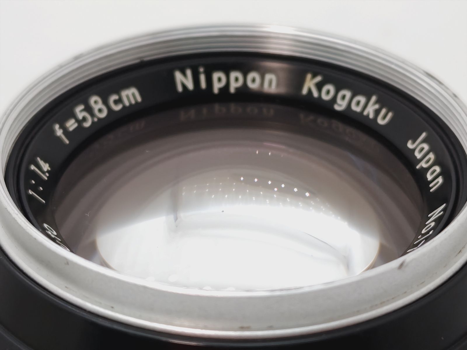 NIKON NIKKOR-S Auto 5.8cm F1.4 PAT.PEND. 非Ai 2023/08/03 修理