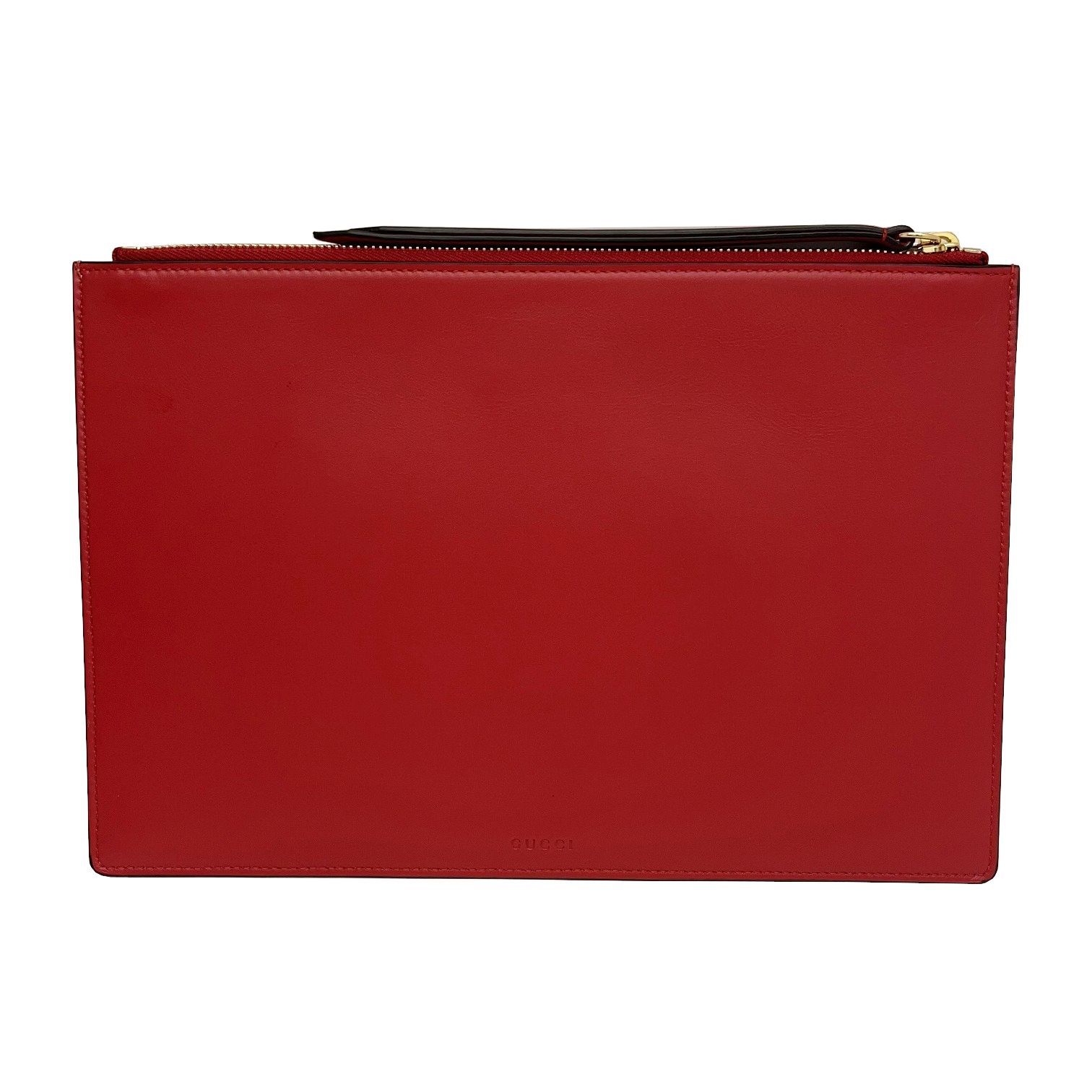 GUCCI グッチ GGスプリーム ボスコ犬 クラッチバッグ PVC レザー 