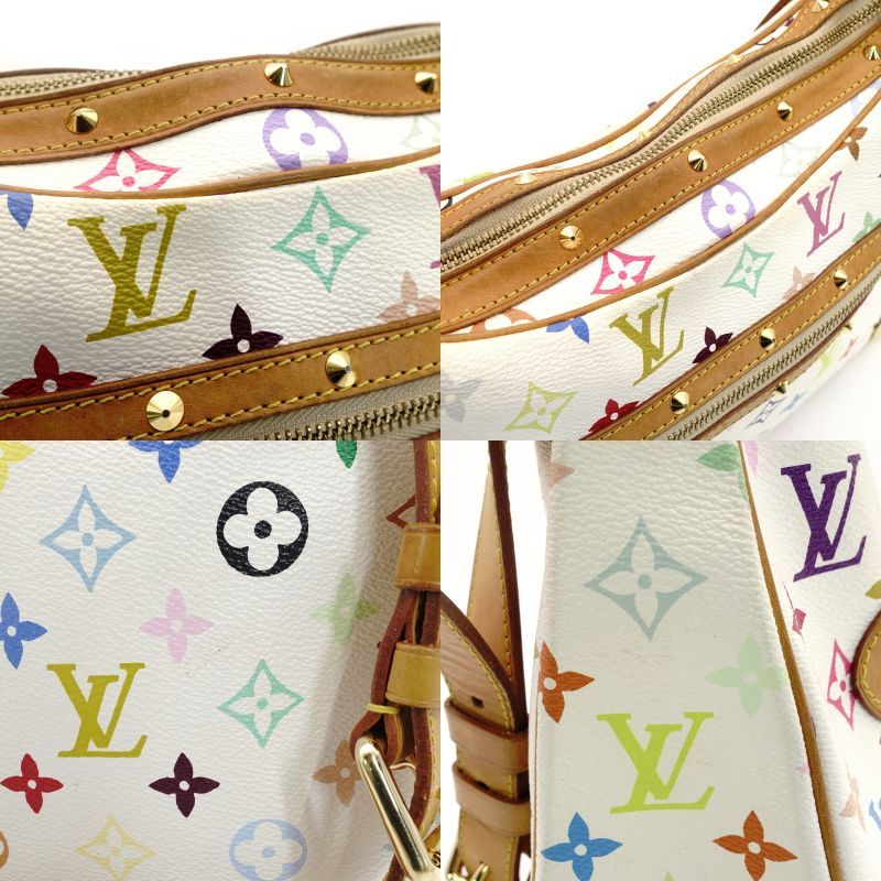 ルイヴィトン LOUIS VUITTON マルチ ブローニュ ショルダーバッグ ホワイト PVC レザー 7-9-247 DECORATOM_COM_BR