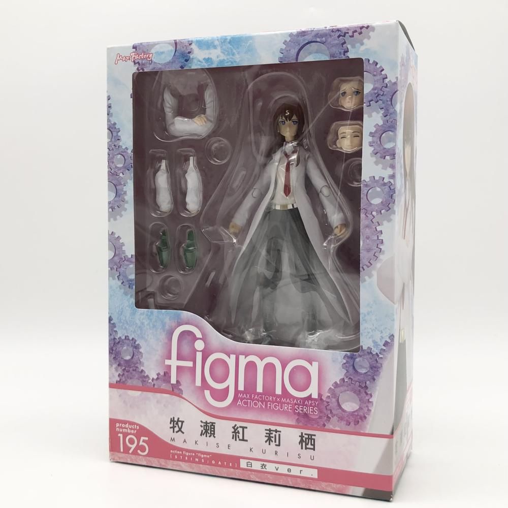 未開封 マックスファクトリー STEINS GATE シュタインズ･ゲート シュタゲ figma 195 牧瀬紅莉栖 白衣Ver. 17