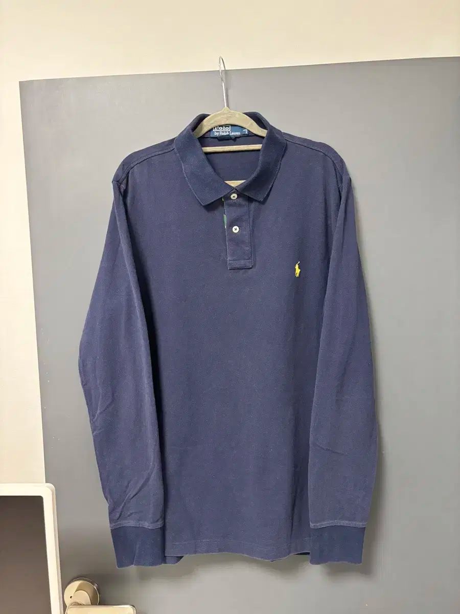 ヴィンテージ ポロ ポロTシャツ サイズ L ネイビー