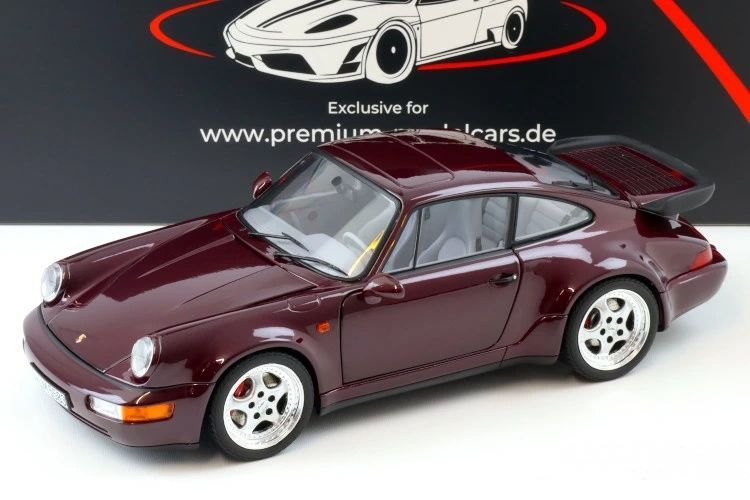 ノレブ 1|18 ポルシェ 911 964 ターボ 3.6 クーペ 1993 アメジストメタリック 開閉 NOREV Porsche Turbo Coupe Amethyst metallic 187232