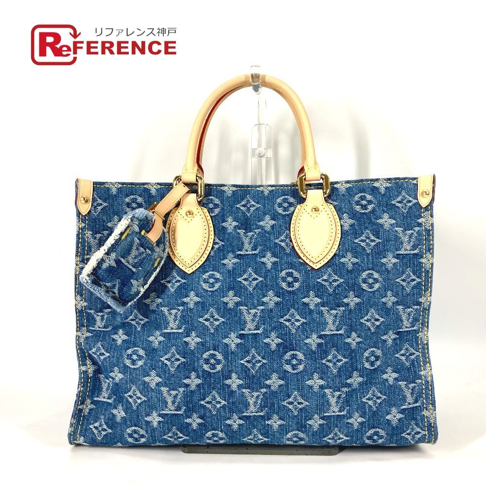 【モノグラムデニム】Louis Vuitton トートバッグ オンザゴーMM オンザゴー MM モノグラム・デニム｜ルイ・ヴィトン 公式サイト