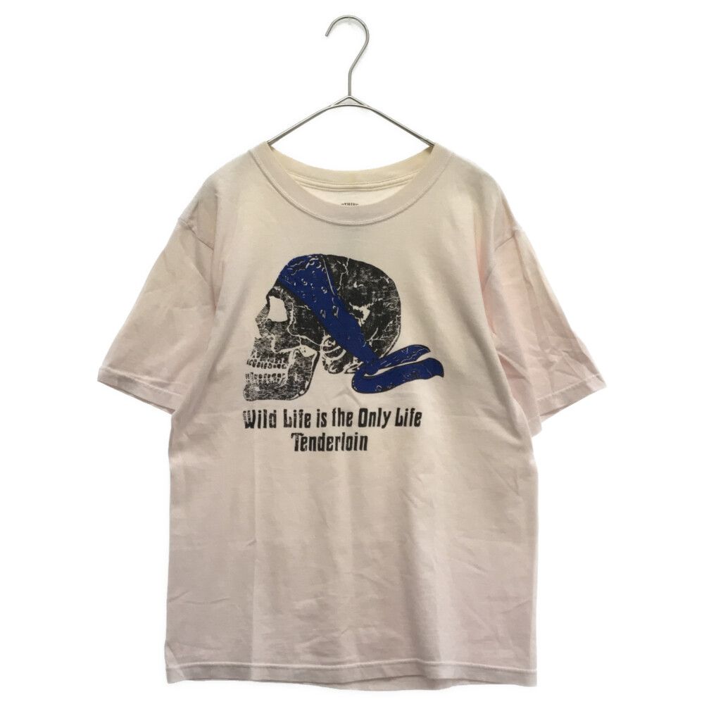 TENDERLOIN (テンダーロイン) 10SS バンダナスカルTシャツ ホワイト - メルカリ