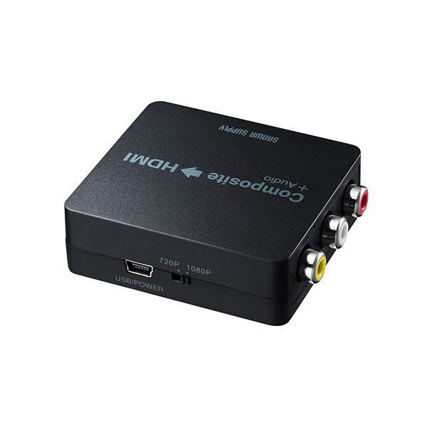 サンワサプライ コンポジット信号HDMI変換コンバーター VGA-CVHD4 1個 WWW_OPDRERGINERDOGAN_COM