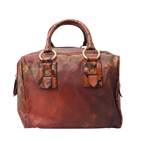 ルイヴィトン バッグ レディース モノグラムジョーク マンクレイジー ハンドバッグ ブラウン系 レッド系 Louis Vuitton M95737