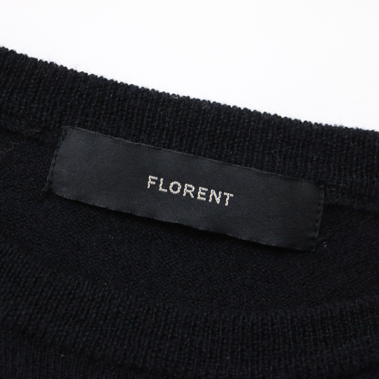 FLORENT フローレント ニット ブラック 黒 サイズ:FREE 23秋冬