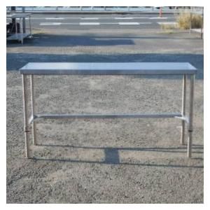 業務用 ステンレス 作業台 W1500 D450 H800ｍm 厨房 パイプ脚 W150cm D45cm 3方枠