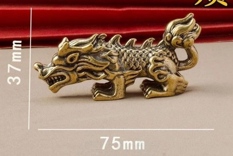 真鍮製ソリッド龍生九子鎮邸WP 109