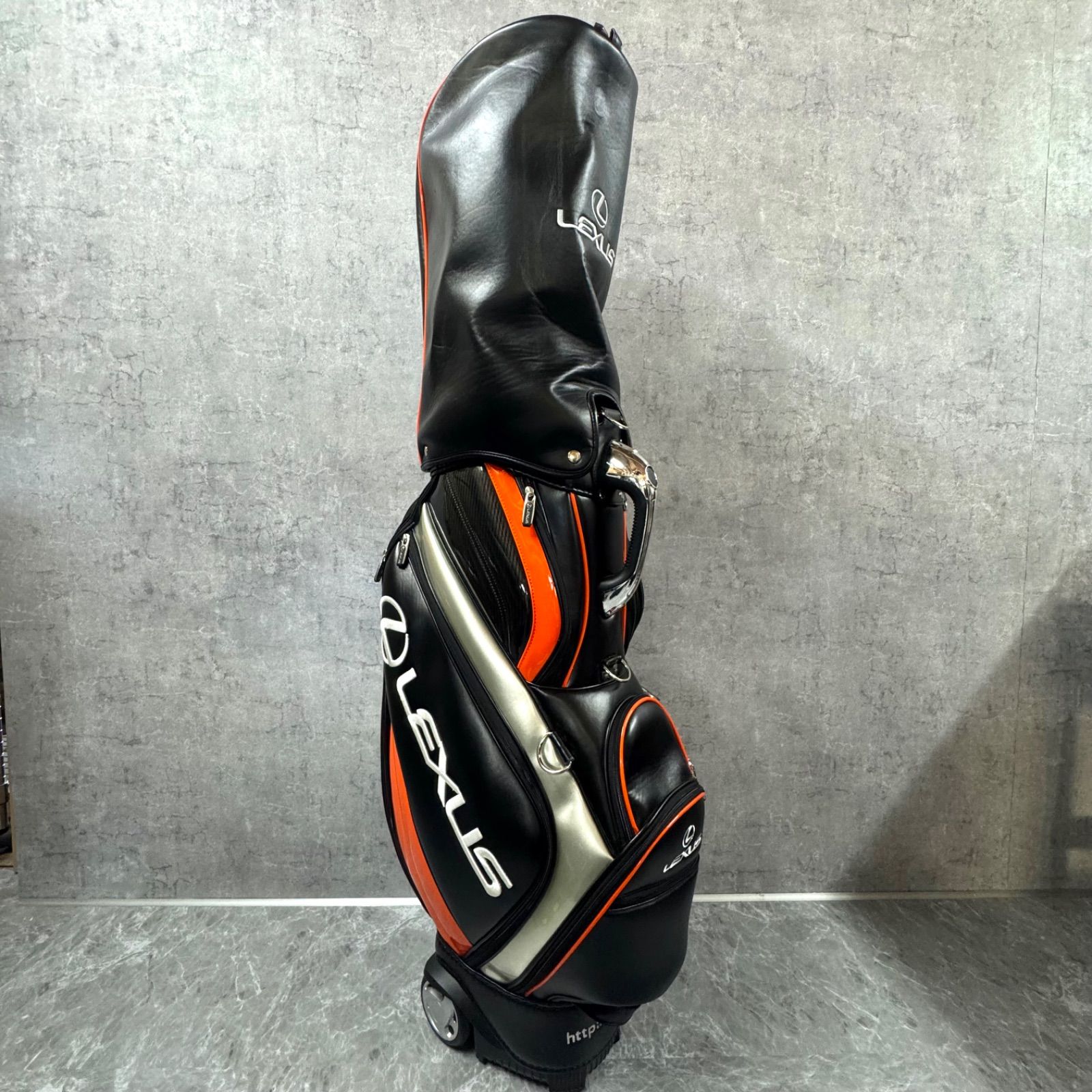 訳アリ ゴルフバック キャディバック ブラック|オレンジ メンズ レディース ブランド ゴルフ用品