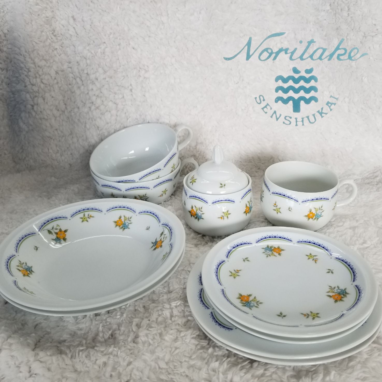 Noritake ノリタケ SENSHUKAI シュガーポット スープ皿 カップ コップ