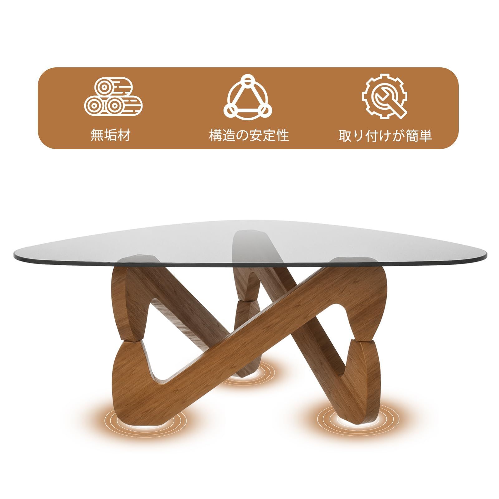 ガラスコーヒーテーブルリビングルーム家庭用小 小型リビングルーム|寝室 グレー 組み立て簡単 掃除が簡単 強くて頑丈 テーブルモダン 高57CM リビングテーブル リビングテーブル コーヒーテーブル ローテーブル ローテーブル センターテーブル センターテ