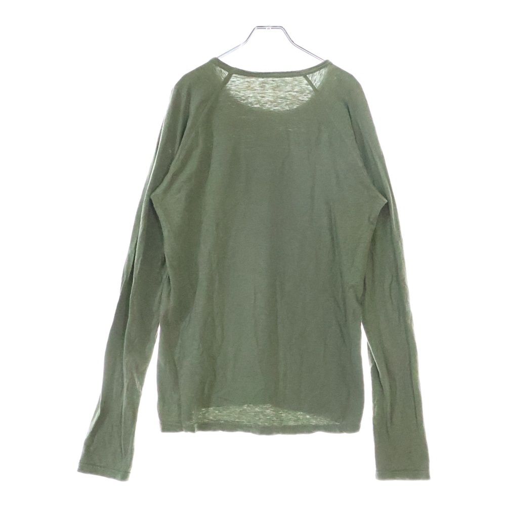 KAPITAL キャピタル バスクシャツ ボートネック 長袖TシャツM グリーン