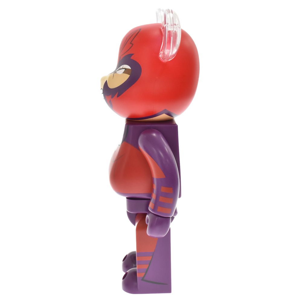 MEDICOM TOY - MEDICOM TOY メディコムトイ BE＠RBRICK MARVEL X-MEN Happyくじ L@ST賞 MAGNETO 400% ベアブリック マグネートー フィギュア 人形 パープル/レッド MEDICOM TOY (メディコムトイ) BE＠RBRICK MARVEL X-MEN Happy