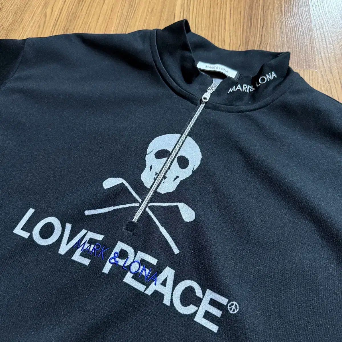 MARK - LONA マークアンドロナ メンズゴルフアパレル サマーショートスリーブ ブラック