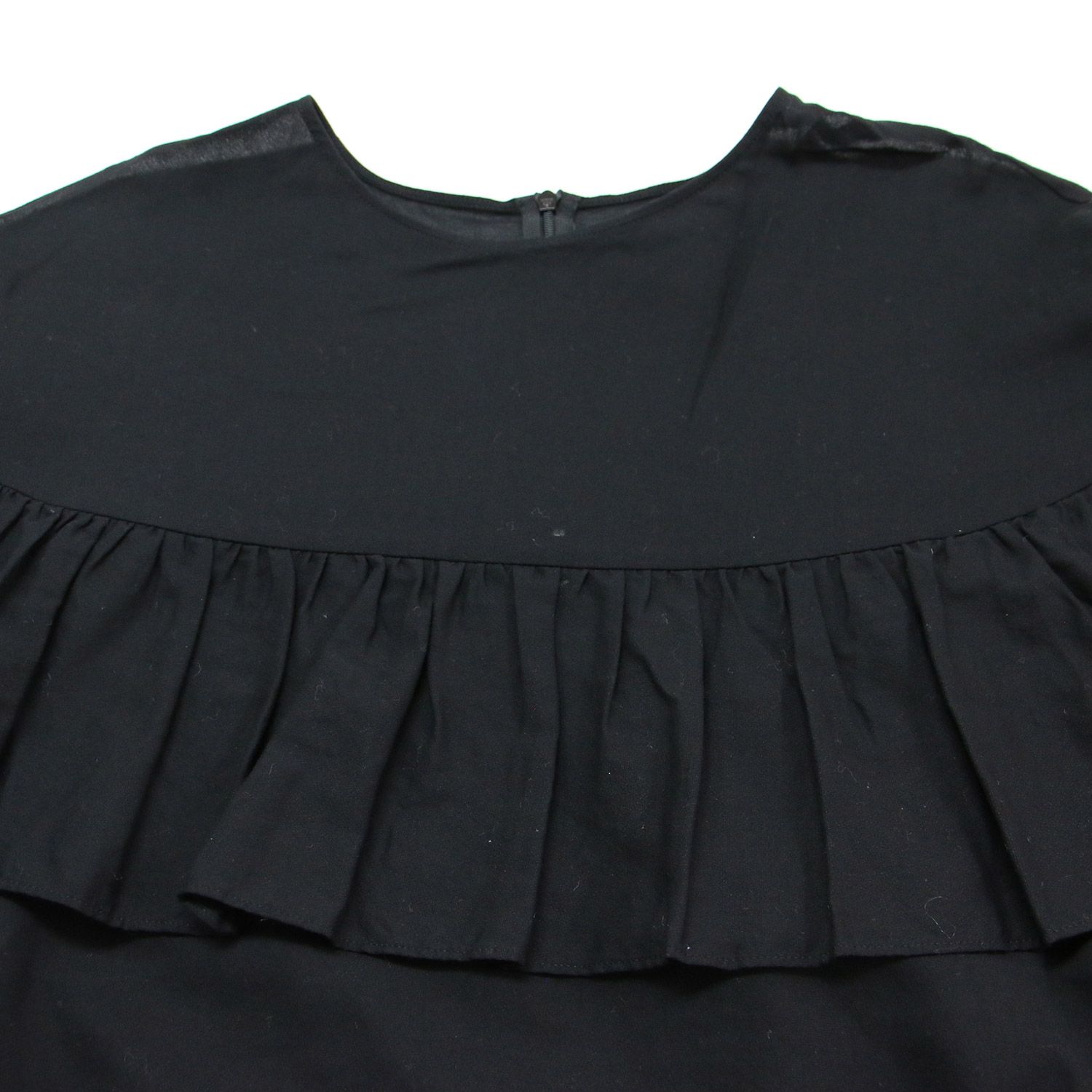 23区 ニジュウサンク ブラウス ブラック 黒 サイズ:46(XXXL