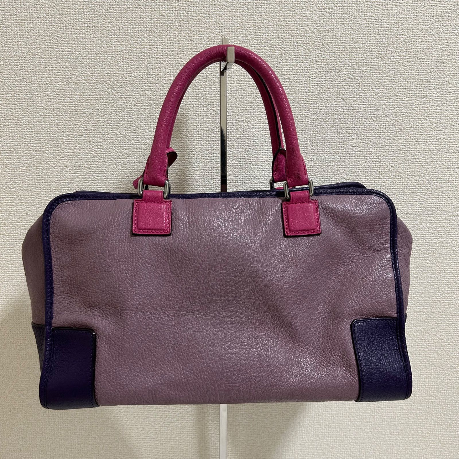 ロエベ LOEWE アマソナ28 ハンドバッグ トリコロール ピンク ロエベ LOEWE アマソナ28 ハンドバッグ トリコロール ピンク