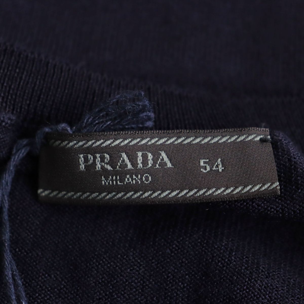 未使用品○2018年製 PRADA プラダ DNA641 ウール100％ プルオーバー